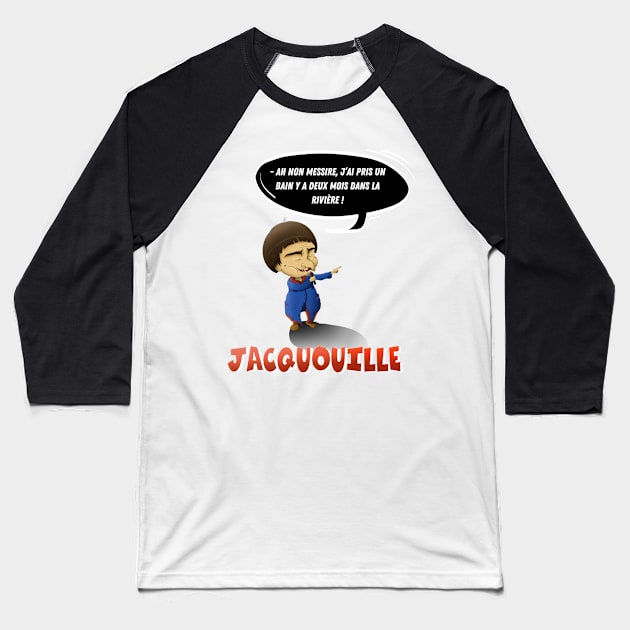 Oh no sir, I took a bath two months ago in the river! Baseball T-Shirt by Panthox